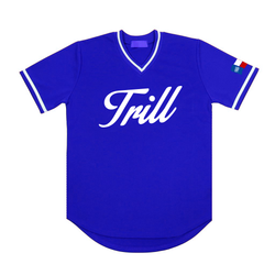 Forever Trill Blue Baseball Jersey