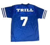 Forever Trill Blue Football Jersey
